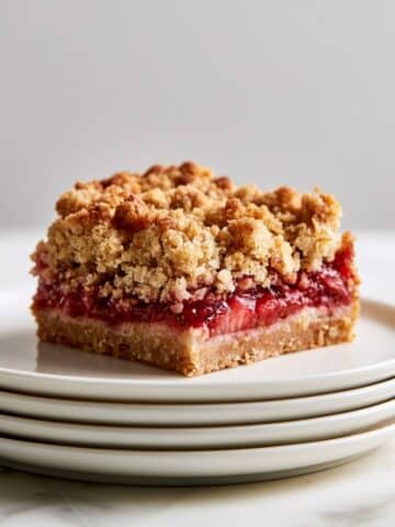 Old Fashioned Strawberry Rhubarb Crisp Recipe
