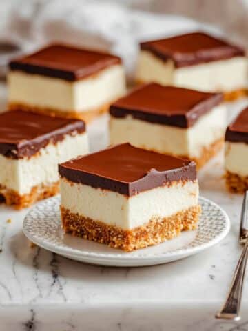 Cheesecake Bars with Chocolate Ganache Recipe
