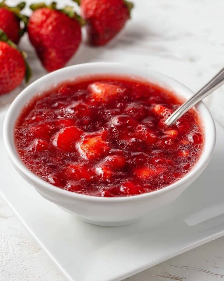 3 Ingredient Strawberry Sauce Recipe