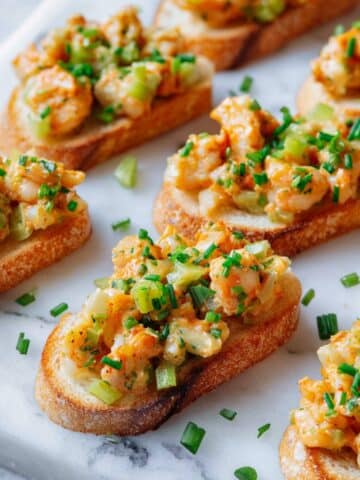 Easy Baked Shrimp Crostini Recipe
