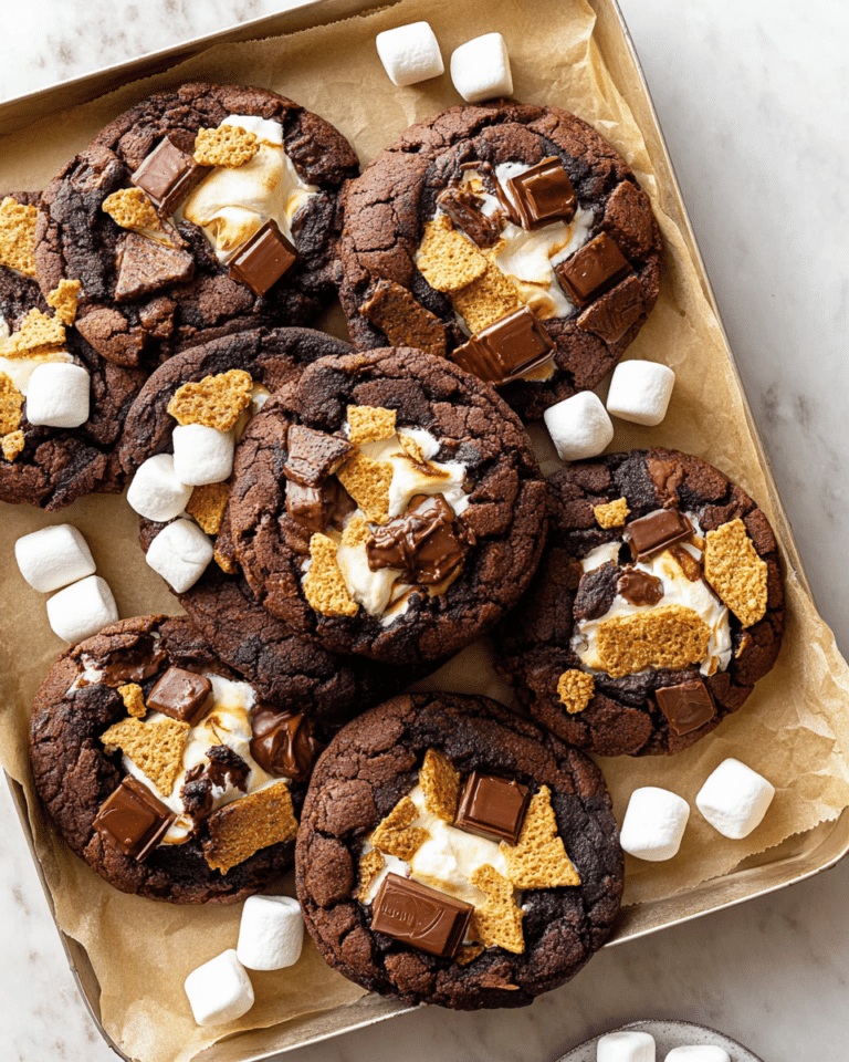 Chocolate S’mores Cookies Recipe