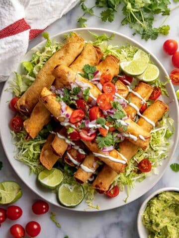 Air Fryer Chicken Taquitos Recipe