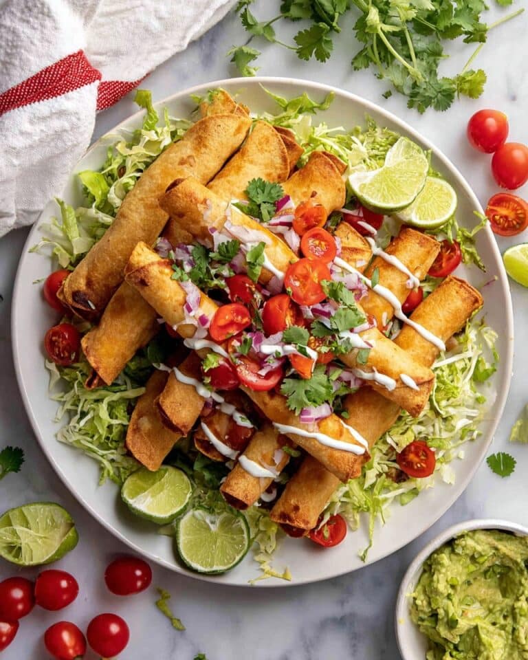 Air Fryer Chicken Taquitos Recipe