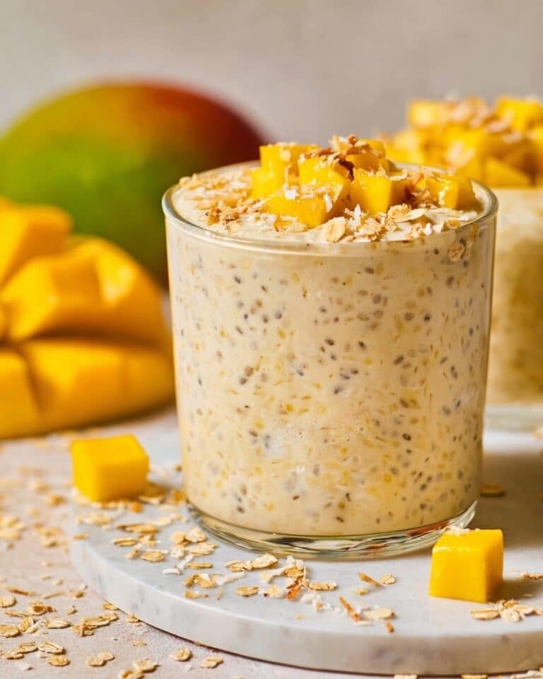 Mango Overnight Oats Recipe