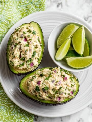 Tuna Stuffed Avocado Recipe