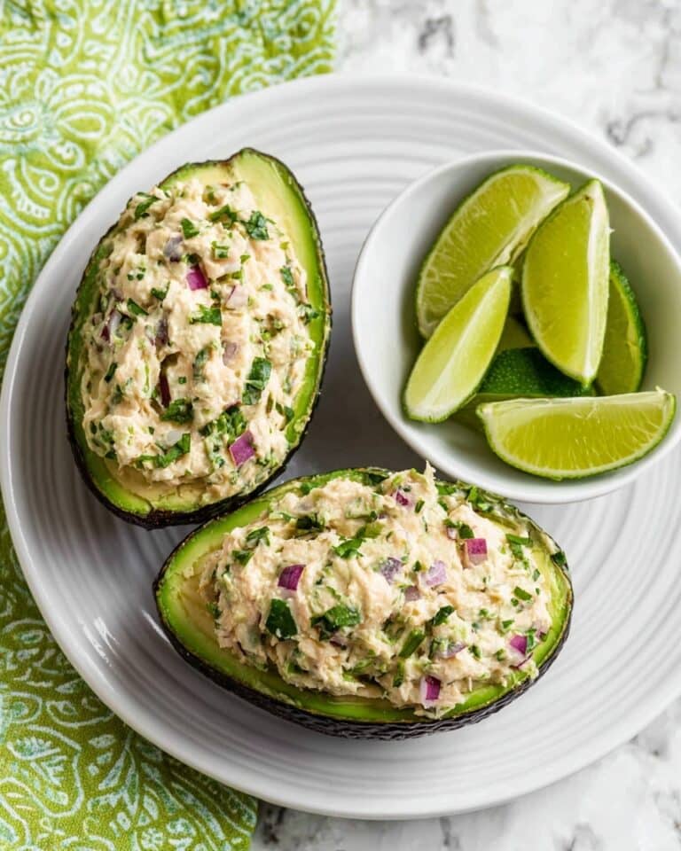 Tuna Stuffed Avocado Recipe