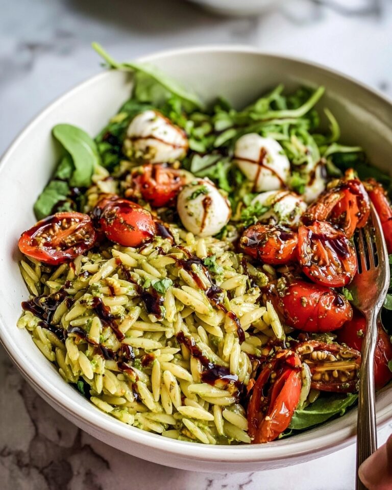 30-Minute Trader Joe’s Orzo Pasta Salad Recipe