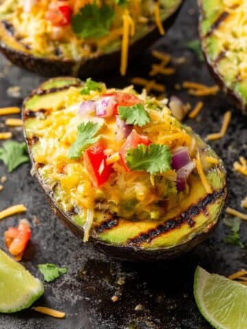 Grilled Avocados with Salsa and Cheese Recipe