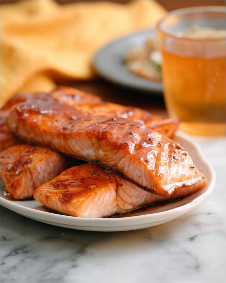 BBQ Baked Salmon Recipe