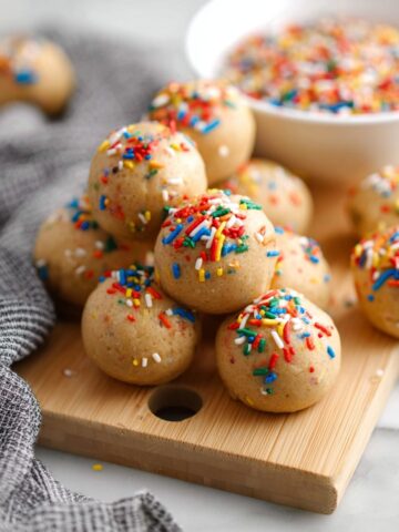 Birthday Cake Protein Balls Recipe