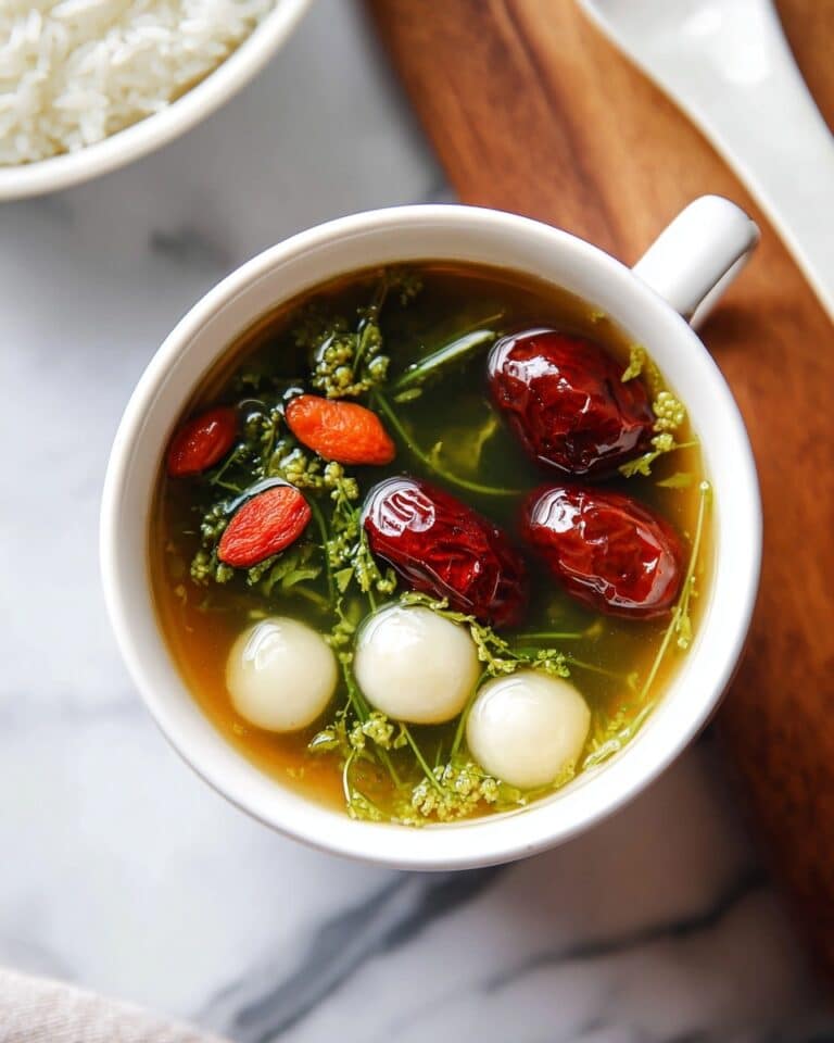 Watercress Soup with Goji Berries and Red Dates Recipe