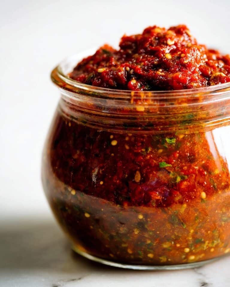 Pesto Rosso with Sun-Dried Tomatoes, Basil, and Macadamia Nuts Recipe