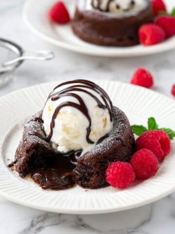 Mini Lava Cakes in Muffin Tins Recipe