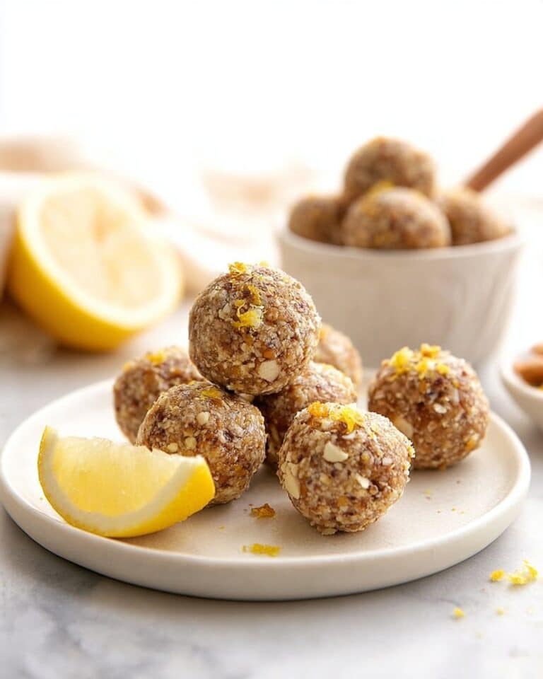 Lemon Cake Energy Balls Recipe