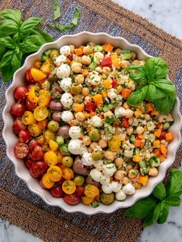 Dense Bean Salad with Tuna and Fresh Vegetables Recipe