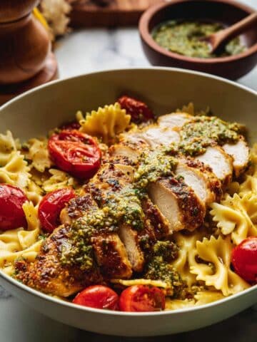 Homemade Creamy Pesto Chicken Recipe