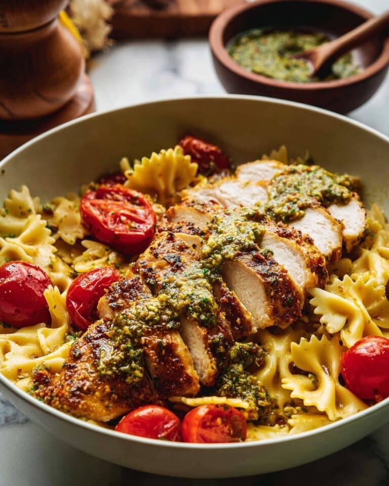 Homemade Creamy Pesto Chicken Recipe