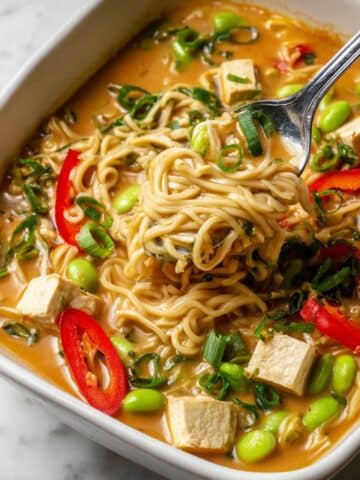 Thai Coconut Curry Noodle Casserole Recipe