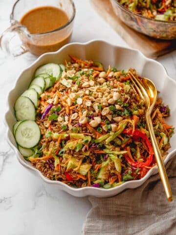 Vegan Crispy Rice and Tofu Salad Recipe