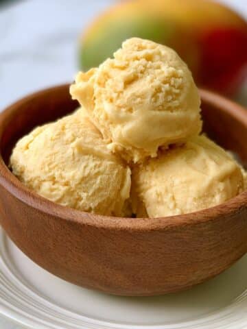 3 Ingredient Homemade Mango Ice Cream Recipe – Easy! Recipe