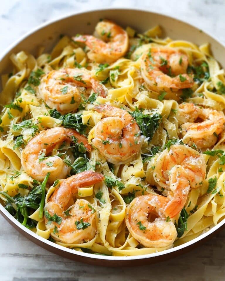 Garlic Butter Shrimp Pasta Recipe