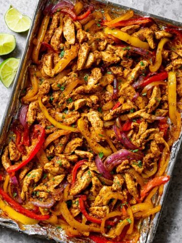 Summer Sheet Pan Chicken Fajitas Recipe