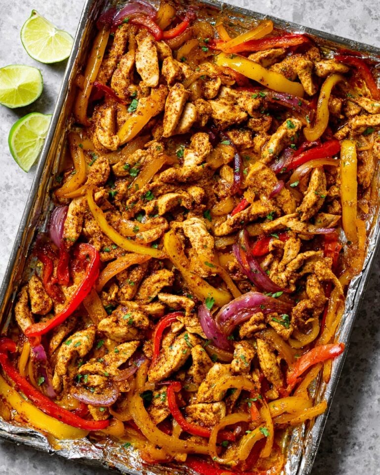 Summer Sheet Pan Chicken Fajitas Recipe