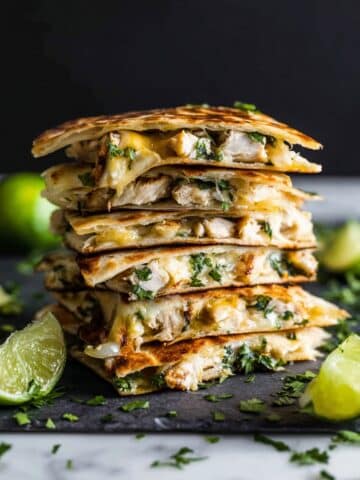 Cilantro-Lime Chicken Quesadillas Recipe