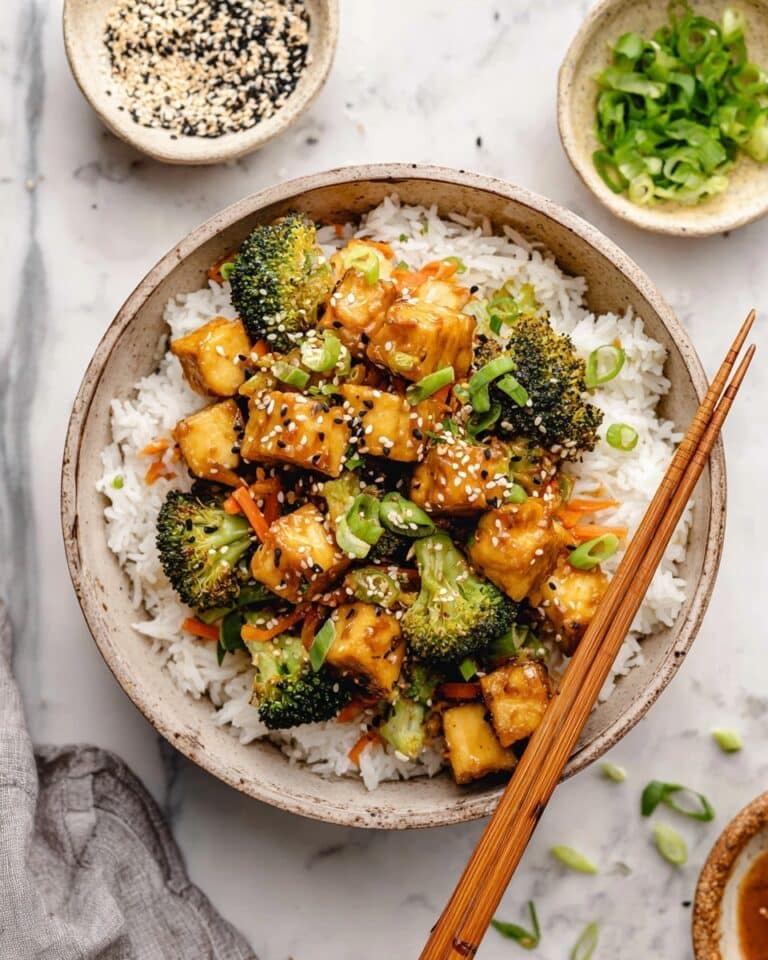 Tempeh Stir Fry with Peanut Sauce Recipe