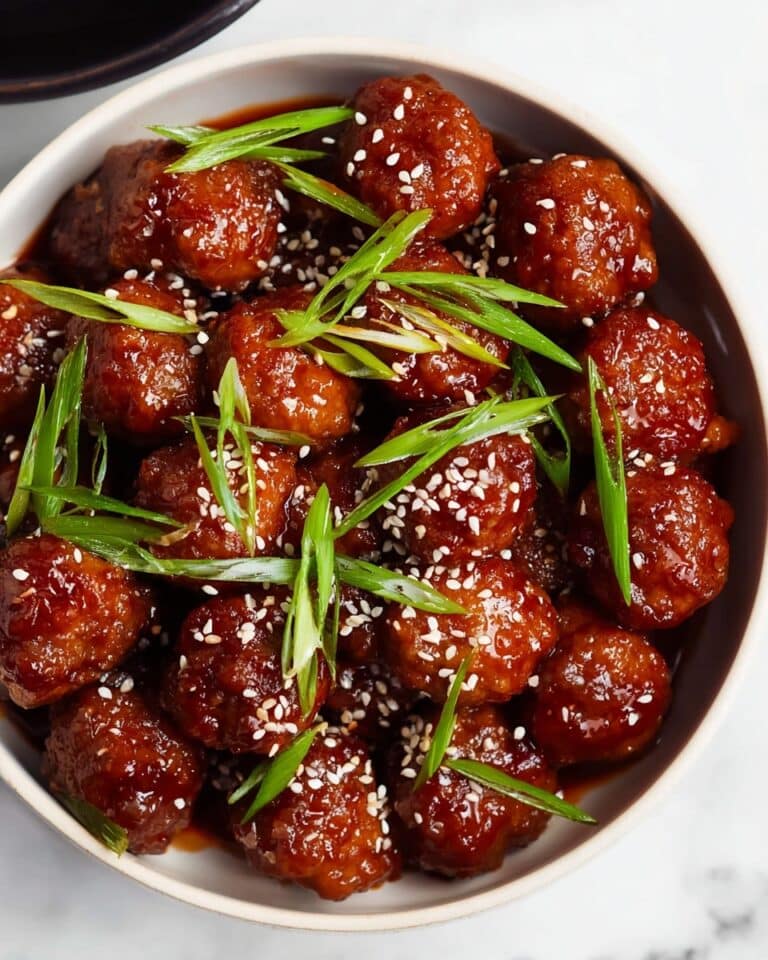 Honey Garlic Meatballs Recipe