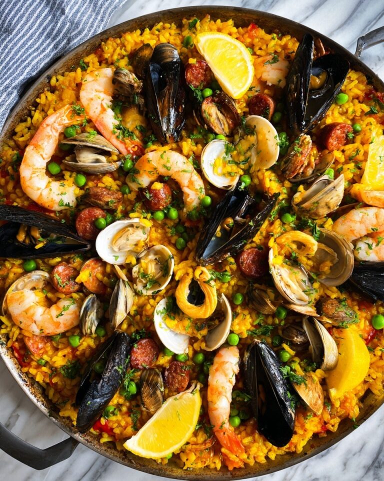 Spanish Seafood Paella Recipe