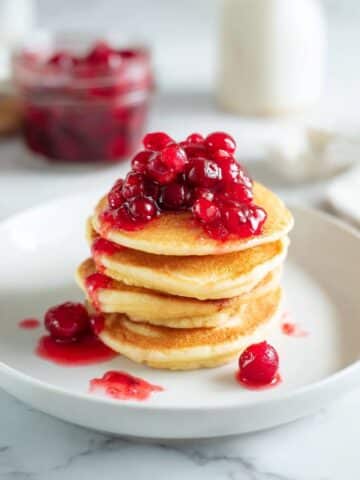 Cranberry Keto Pancakes Recipe