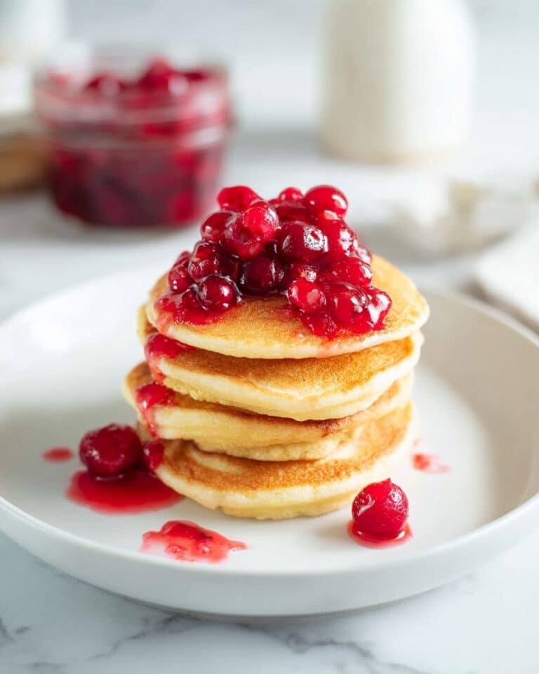 Cranberry Keto Pancakes Recipe
