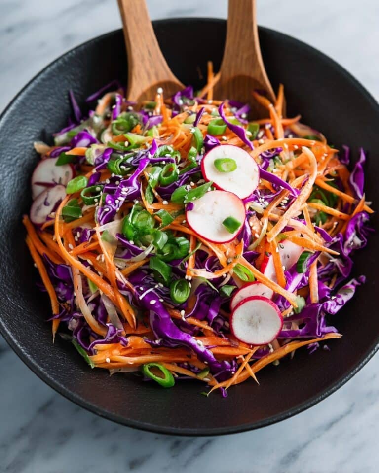 Carrot Slaw with Lemon-Lime Ginger Dressing and Sesame Seeds Recipe