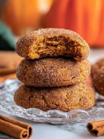 Pumpkin Snickerdoodle Cookies Recipe