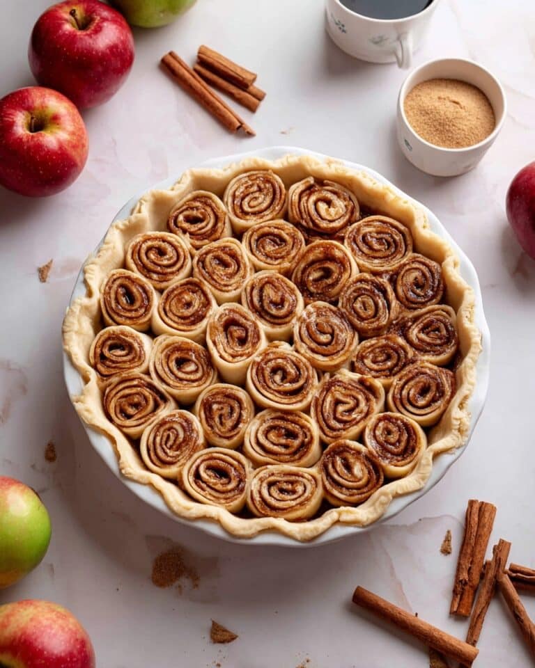 Cinnamon Roll Apple Pie Recipe