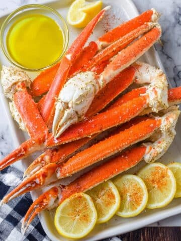 Easy Steamed Snow Crab Legs with Old Bay and Lemon Recipe