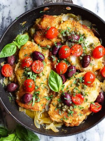 Pan Fried Haddock Mediterranean Style Recipe