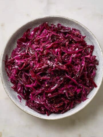 Balsamic Braised Red Cabbage Recipe