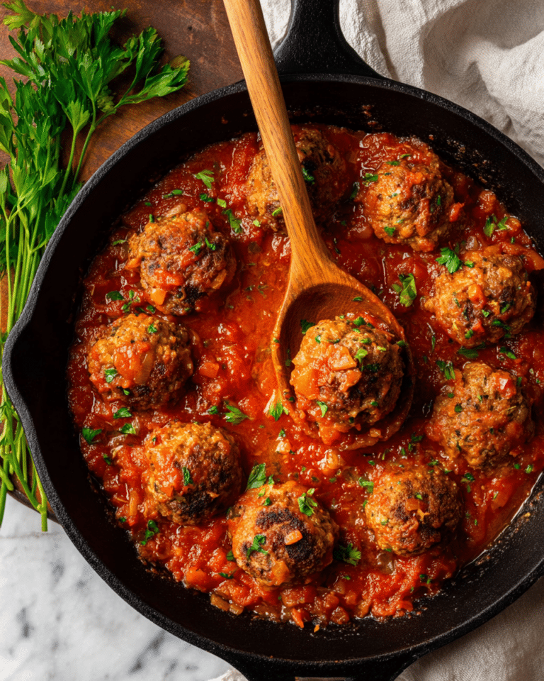 Spanish Meatballs in Tomato Sauce Recipe