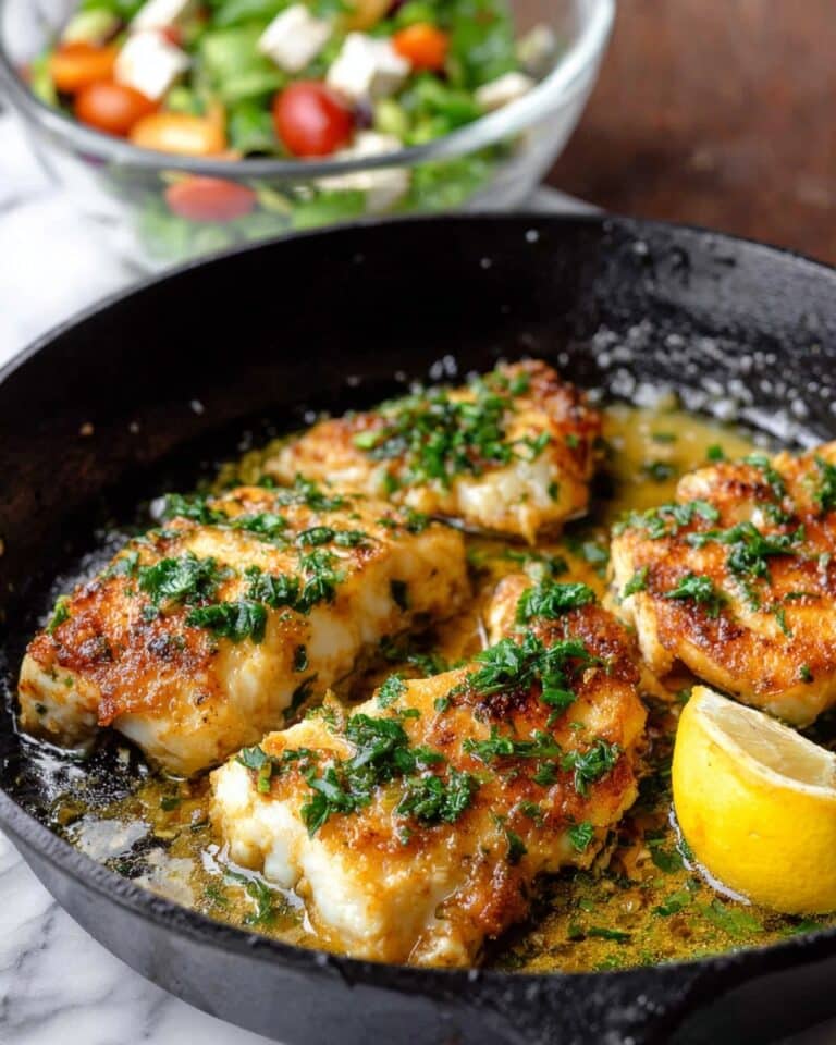 Baked Cod with Lemon, Garlic, and Spices Recipe