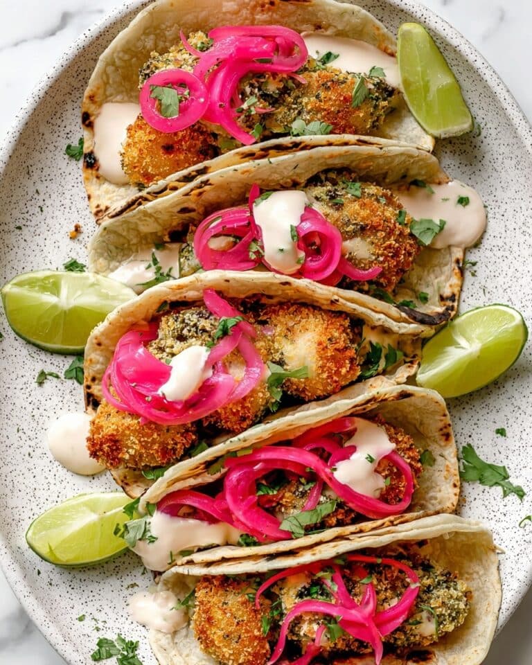 Crispy Baked Avocado Tacos Recipe