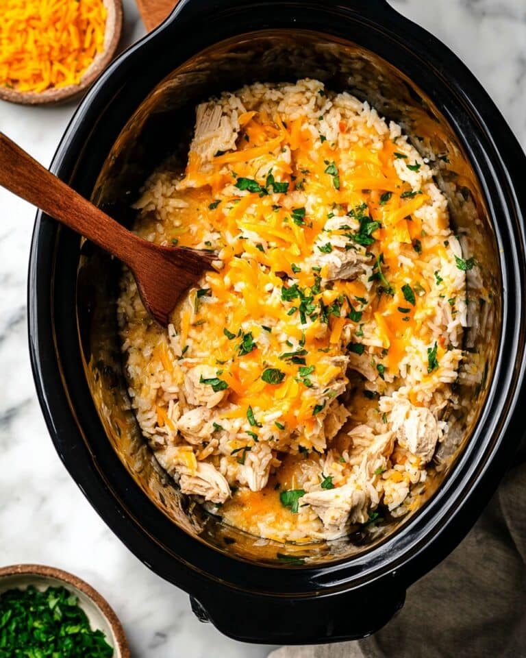 Slow Cooker Cream of Mushroom Chicken and Rice Recipe