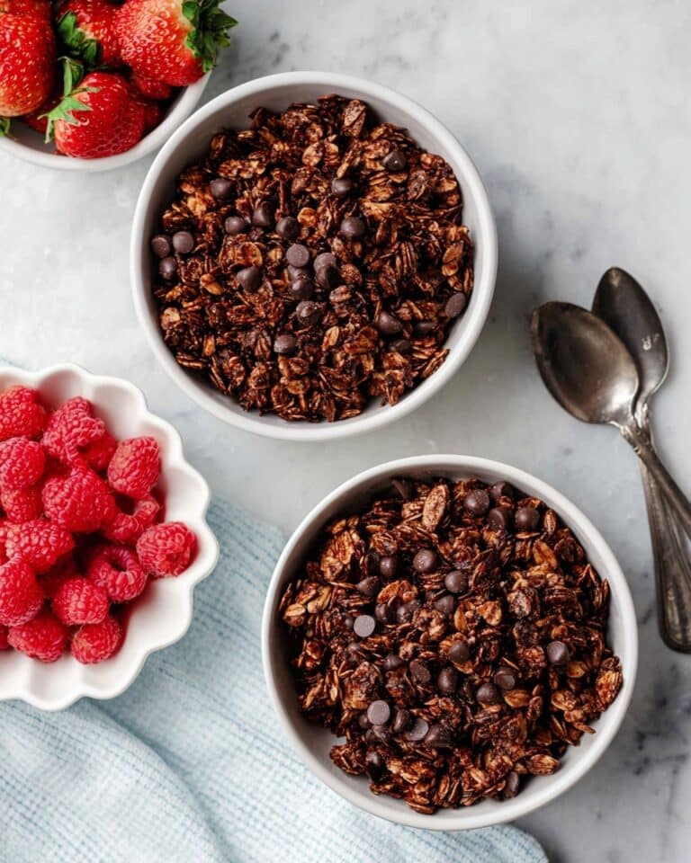Triple Chocolate Crunch Granola Recipe