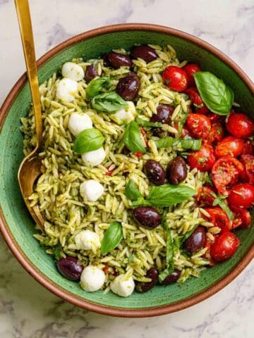 Orzo Pesto Pasta Salad Recipe