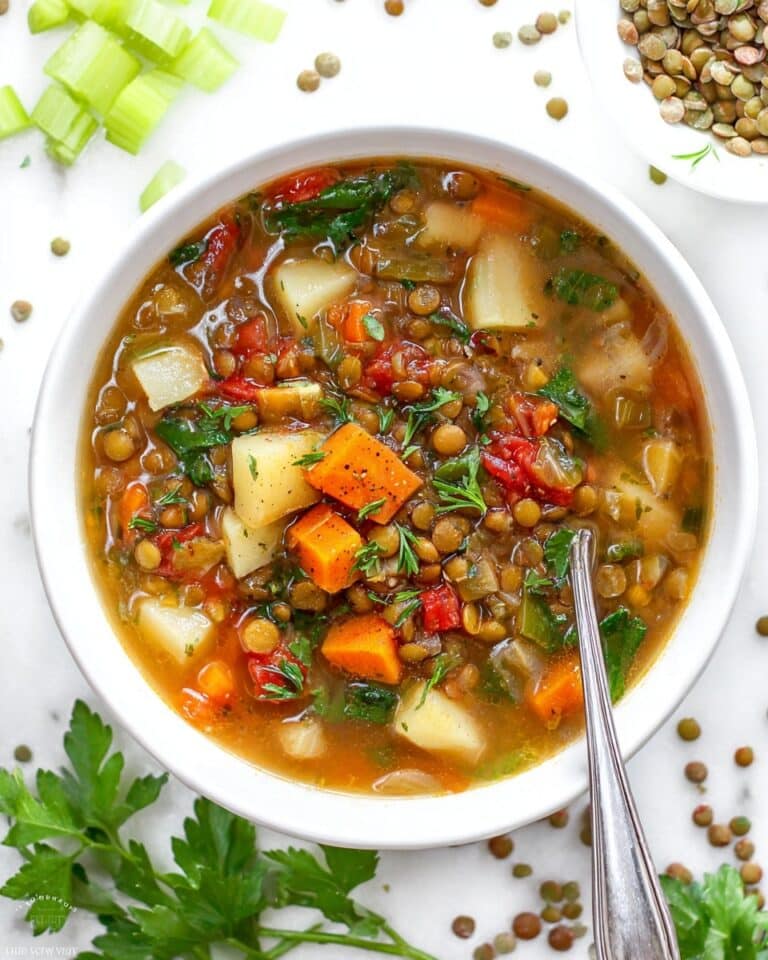 Lentil Vegetable Soup Recipe