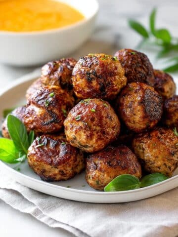 Turkey Meatballs in Pumpkin Sage Sauce Recipe