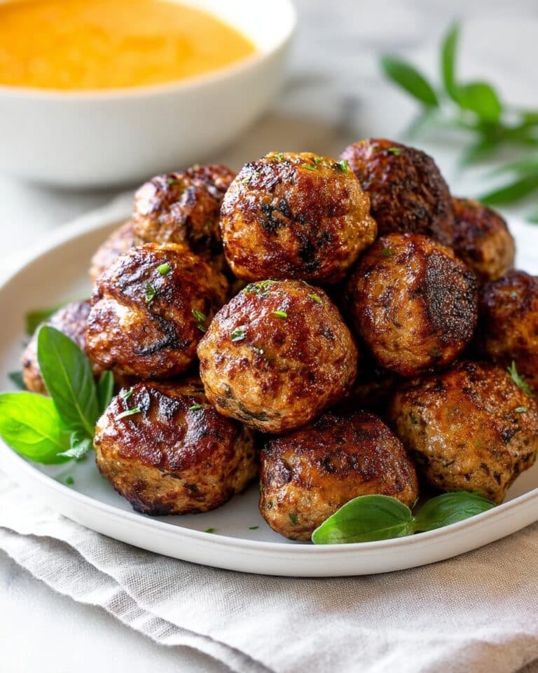 Turkey Meatballs in Pumpkin Sage Sauce Recipe