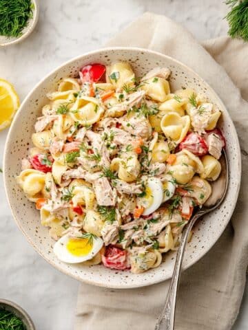 High-Protein Tuna Pasta Salad Recipe