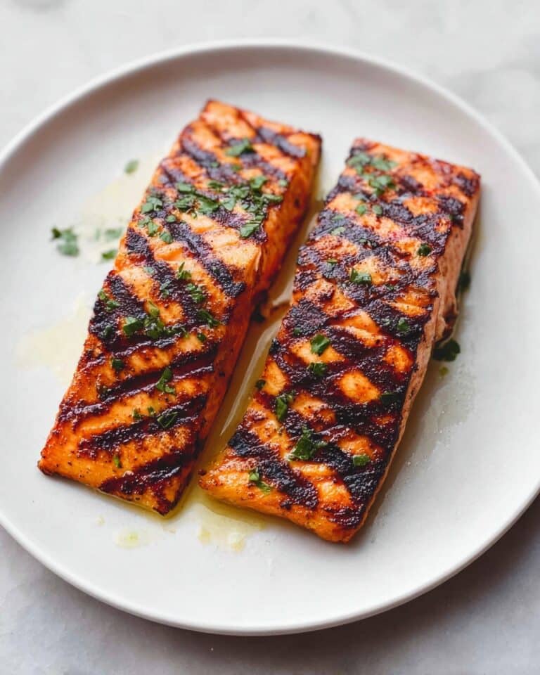 Cajun Honey Butter Grilled Salmon Recipe